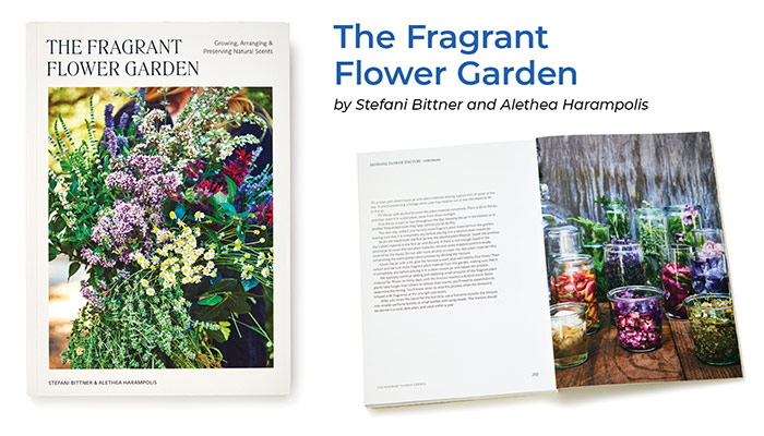 The Fragrant Garden Book cover and spread