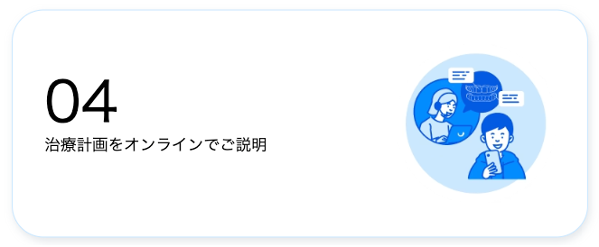 治療計画のオンライン説明