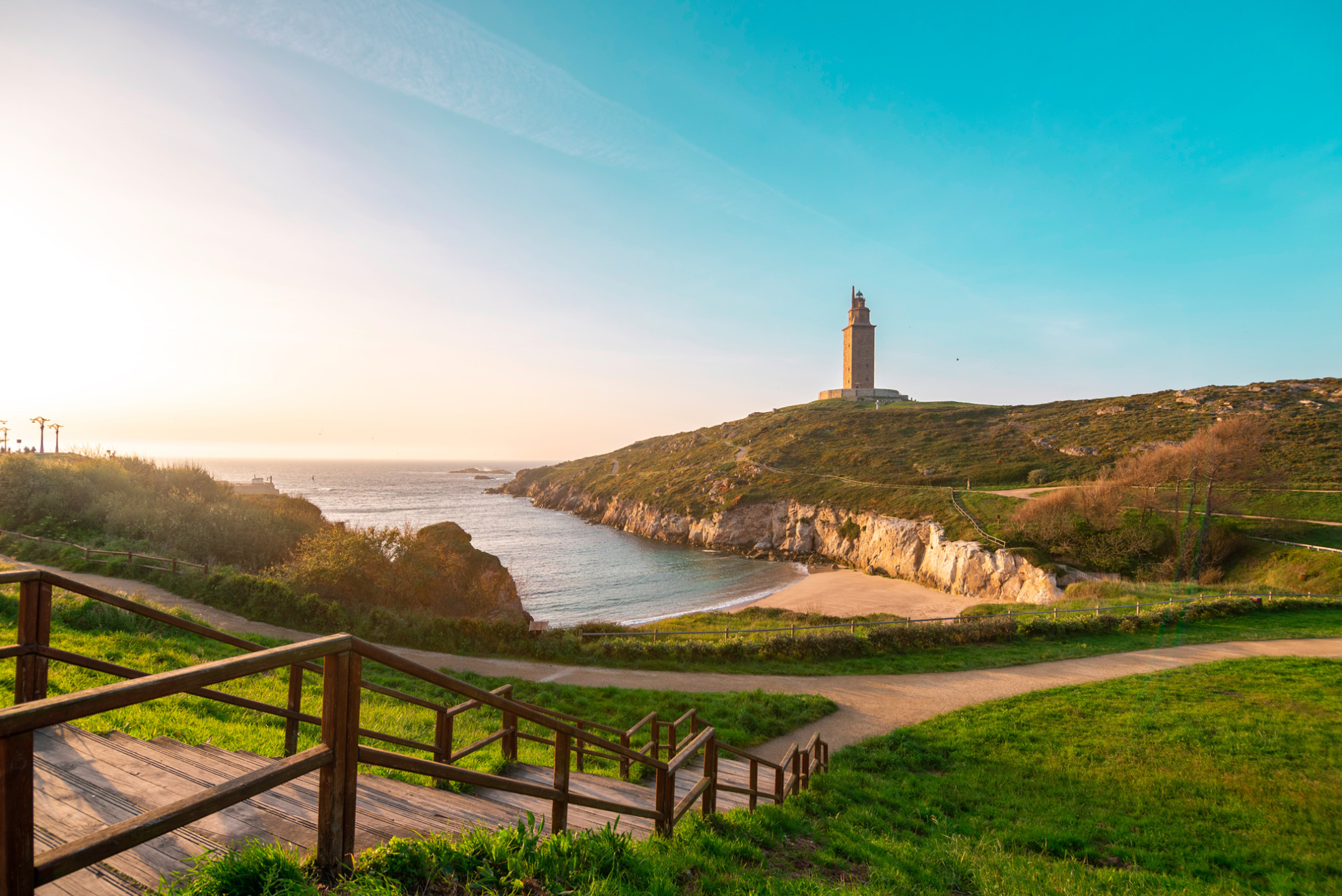 The Tower of Hercules near A Coruña, Galicia © Shutterstock