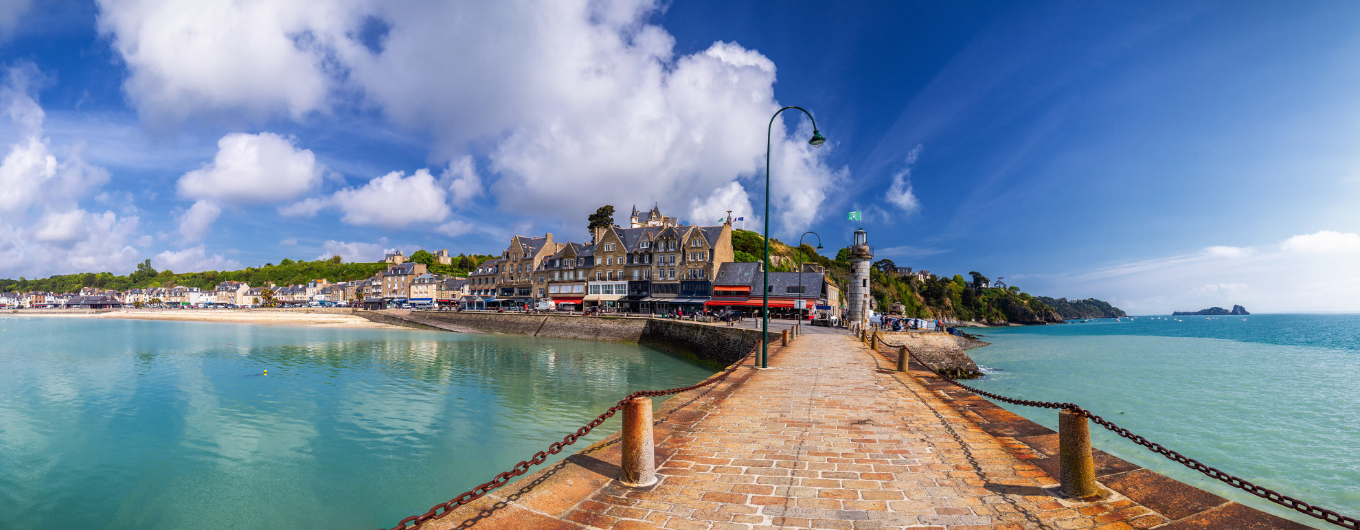 Panoramic view of Cancale, Brittany