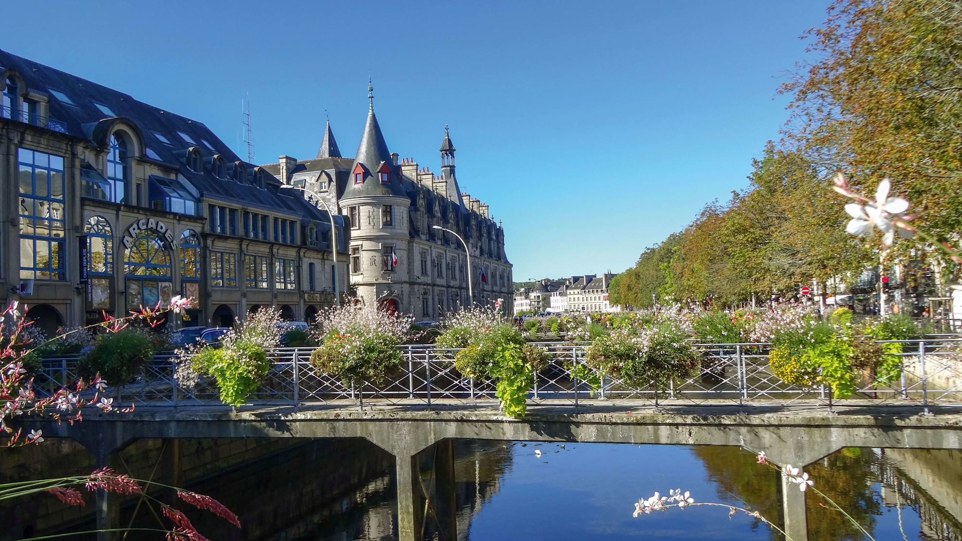 Quimper on the river, by the Arcades