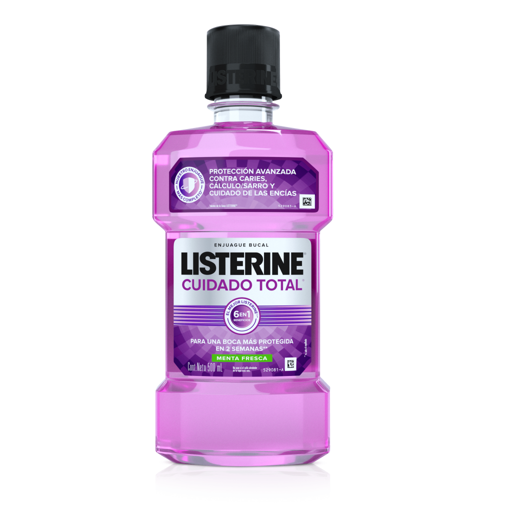 Producto listerine cuidado total front