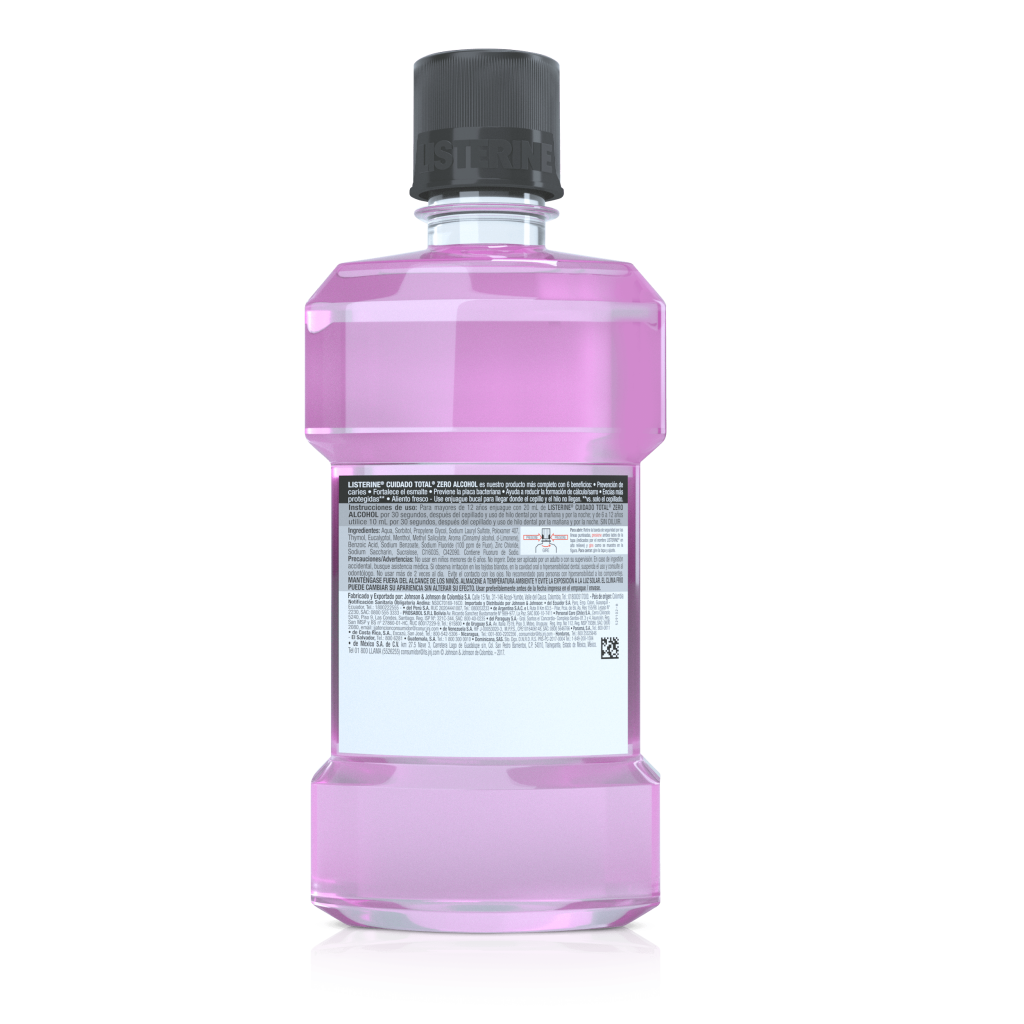 Producto listerine cuidado total zero front