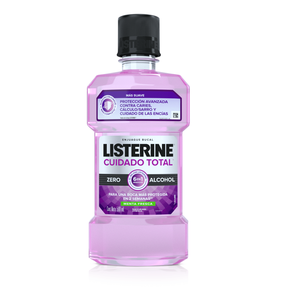 Producto listerine cuidado total zero back