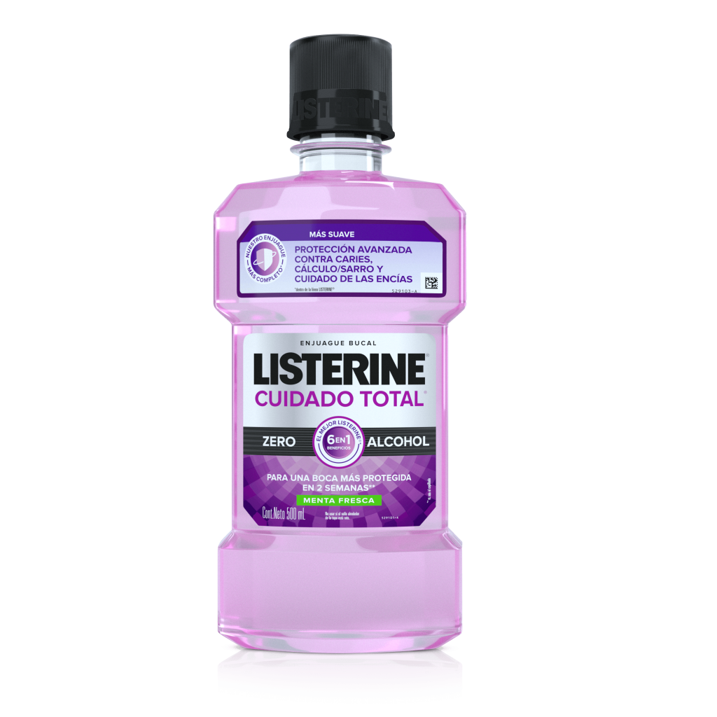 Producto listerine cuidado total zero back
