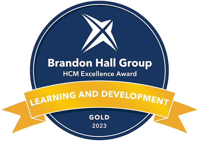 Brandon Hall Group HCM Excellence Award 2023 - Gold