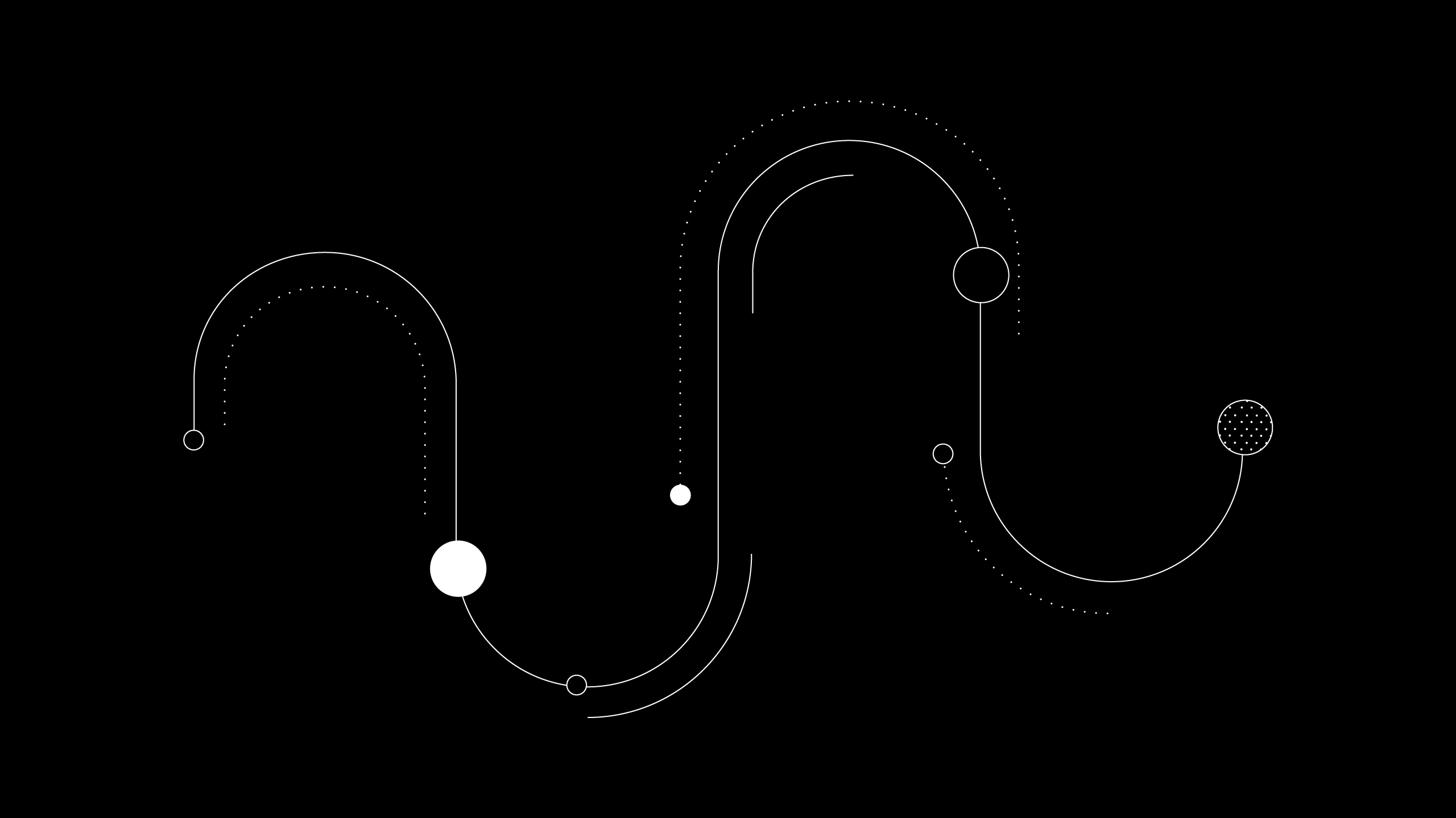 Abstract process excellence journey.