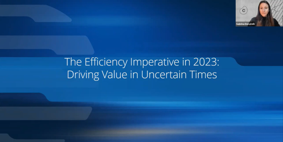 On-demand webinar: The efficiency imperative in 2023: Driving value in uncertain times