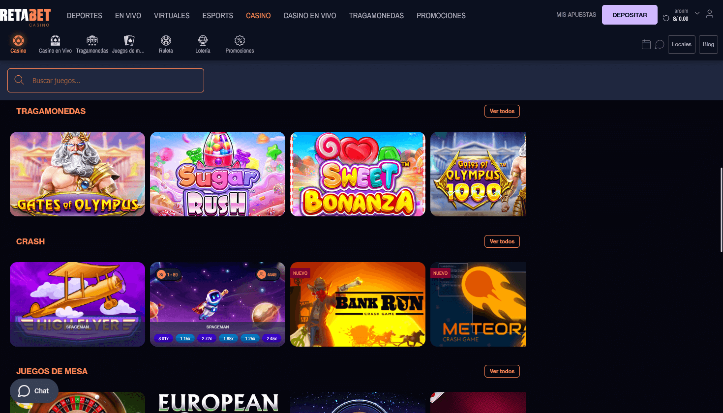 Juegos Retabet