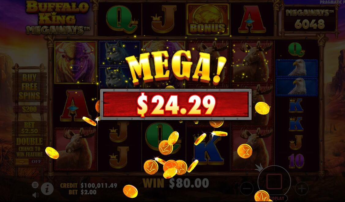 Buffalo King Megaways Bonus