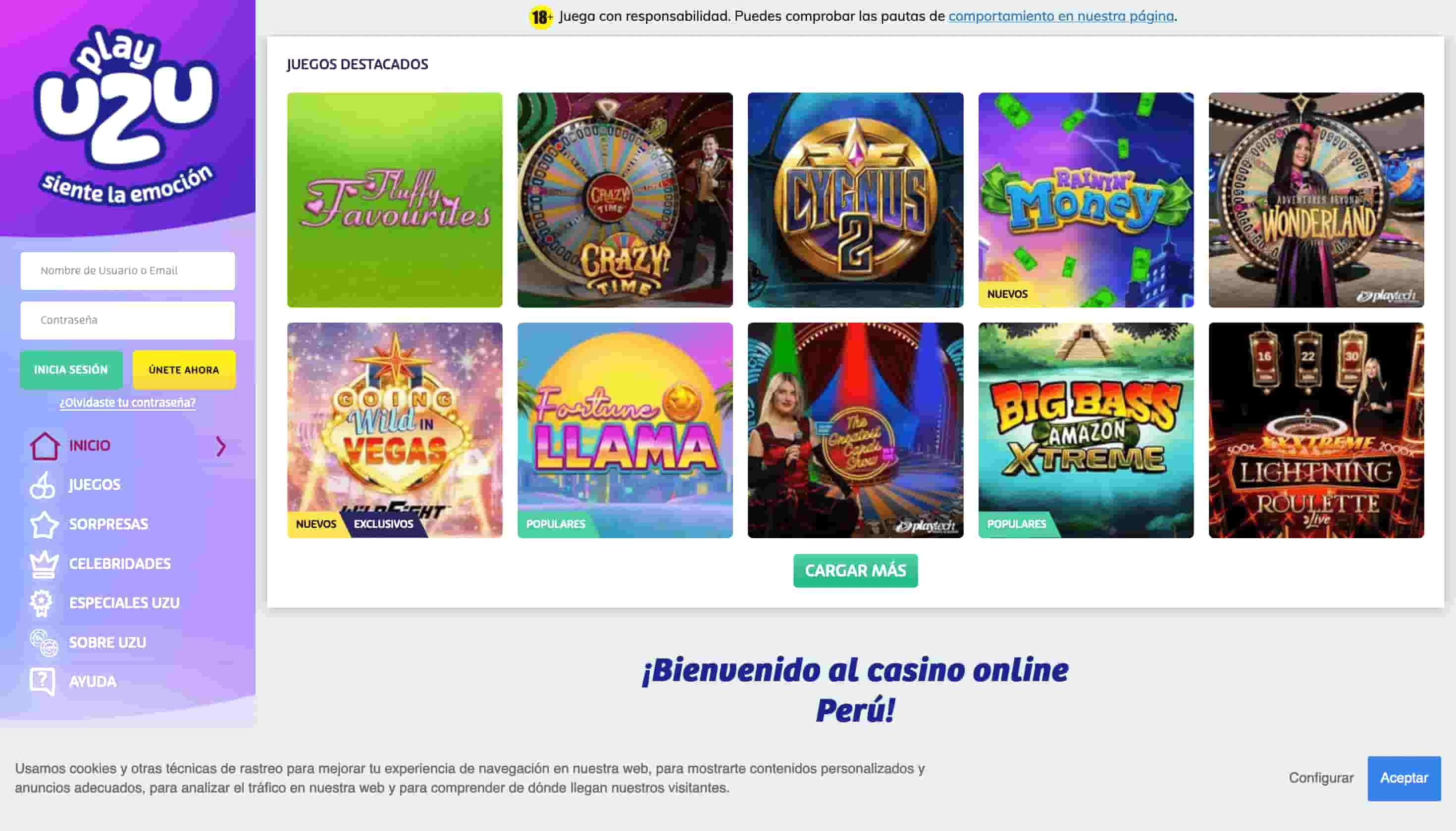 PlayUzu Home