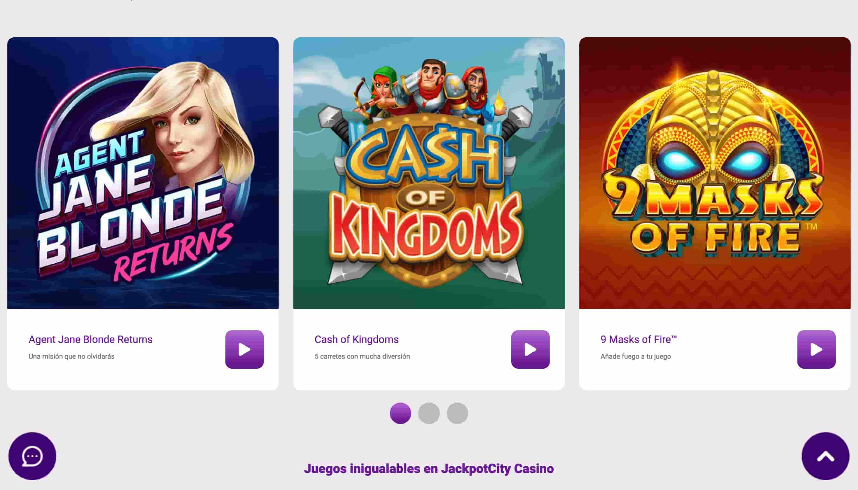 Jackpot City Juegos