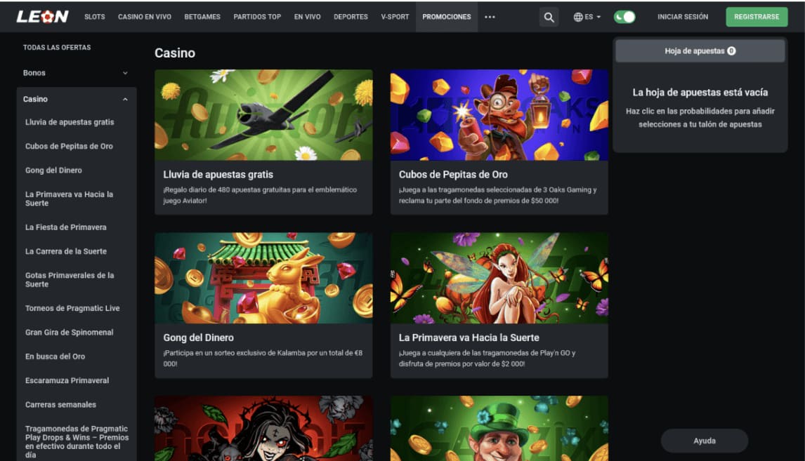 Leo Vegas Juegos