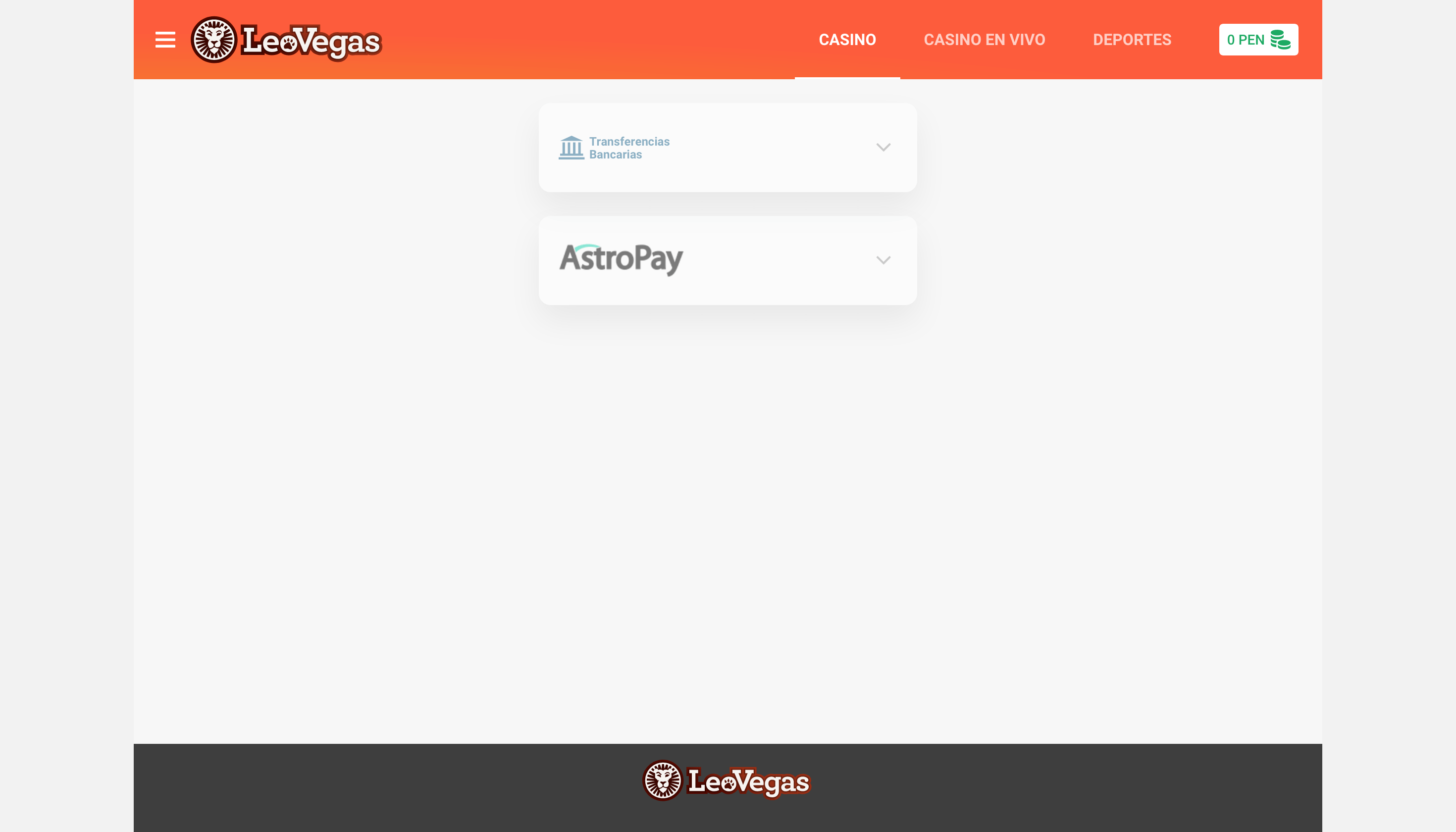 Leo Vegas Retiros