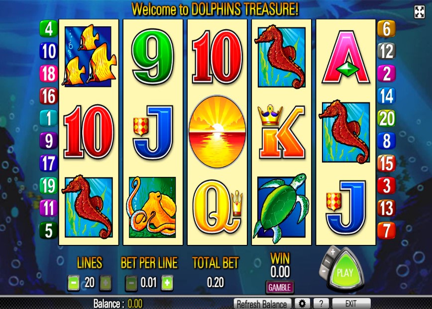 Tragamonedas Dolphin Treasure Pagos 