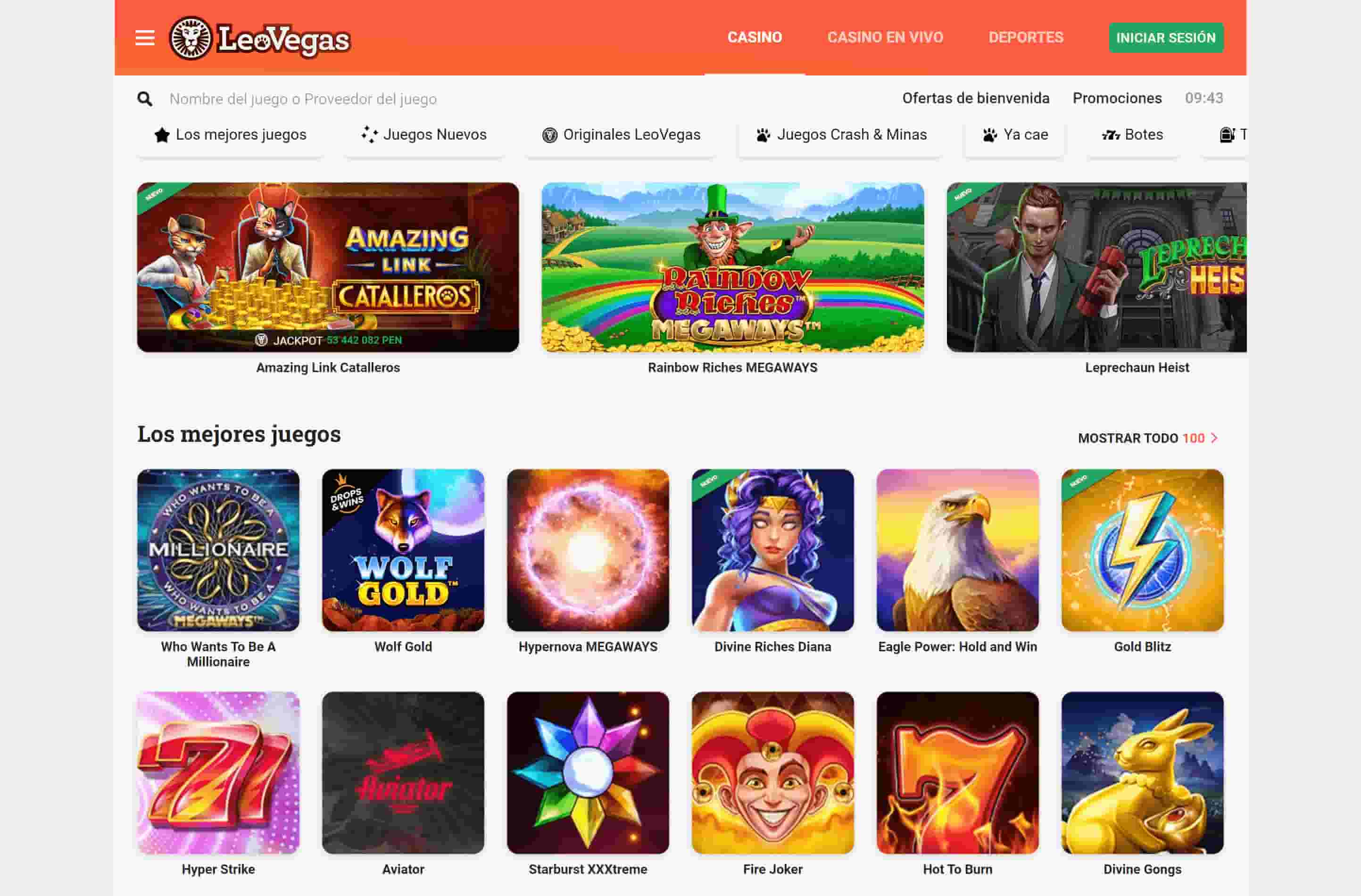 Home Leo Vegas