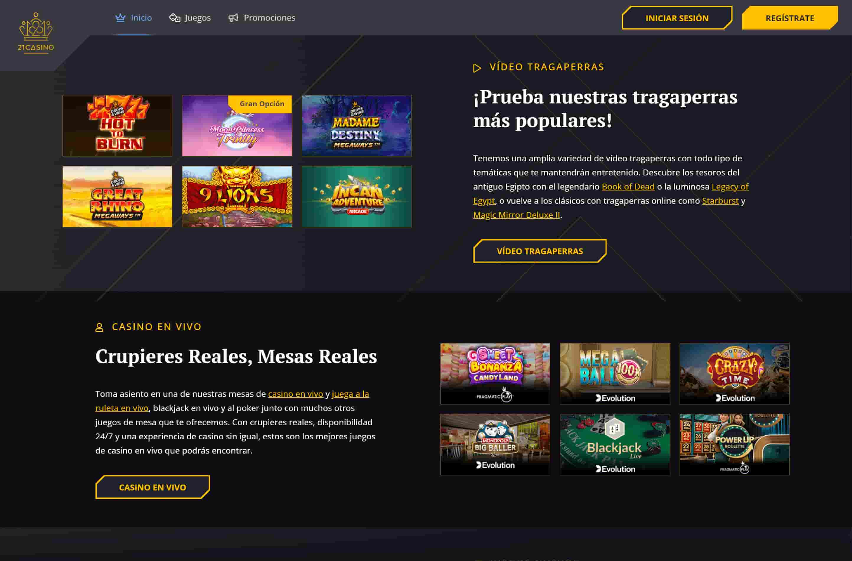 21casino Home