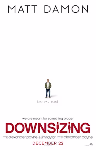 Our Graduate movie poster - Downsizing Downsizing Poster