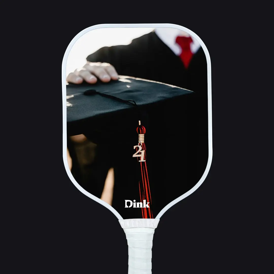 Academic Symbols on Graduation Custom Pickleball Paddle