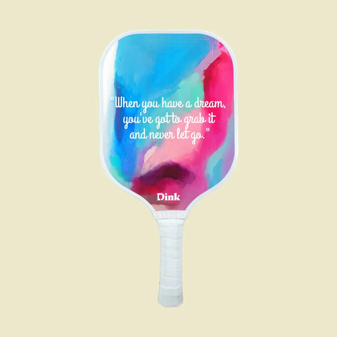 Inspirational Quote Pickleball Paddles