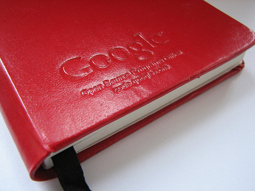 Google's red book. Photo credit: Ruben Vermeersch, Flickr