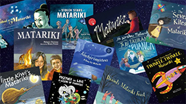 A selection of books about Matariki.