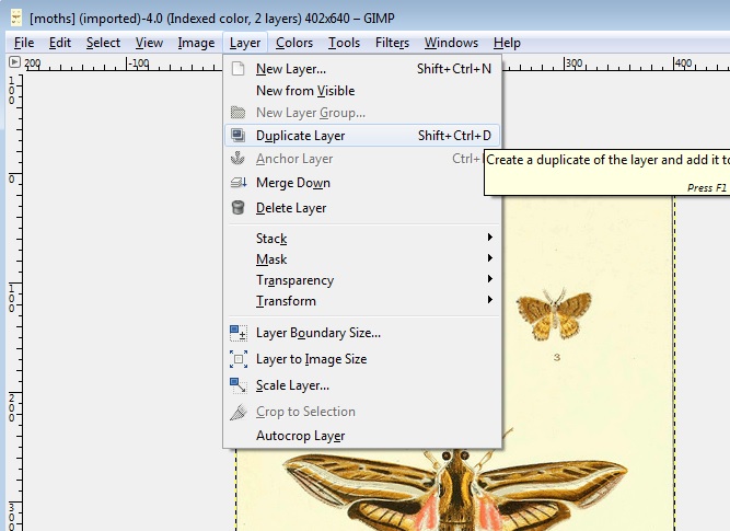 Gimp tutorial: make an animated Gif