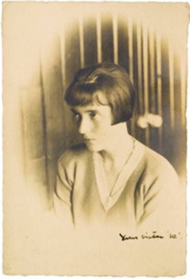 Portrait of Katherine Mansfield.