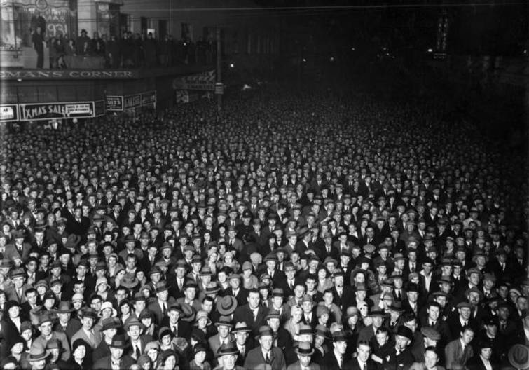 Election Night Crowd