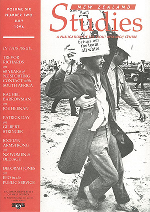 Cover of the journal 'New Zealand Studies'.
