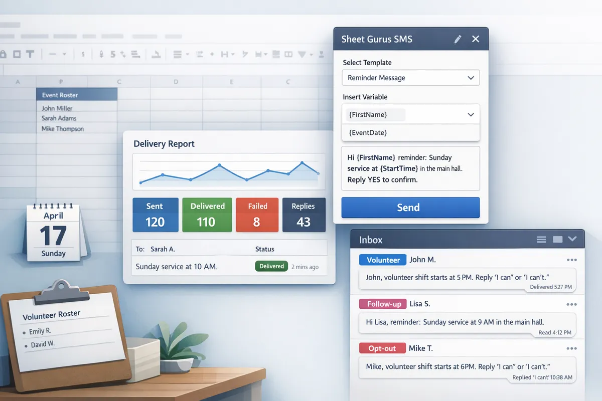 A Better Way for Churches to Send Event & Service Reminders via Text