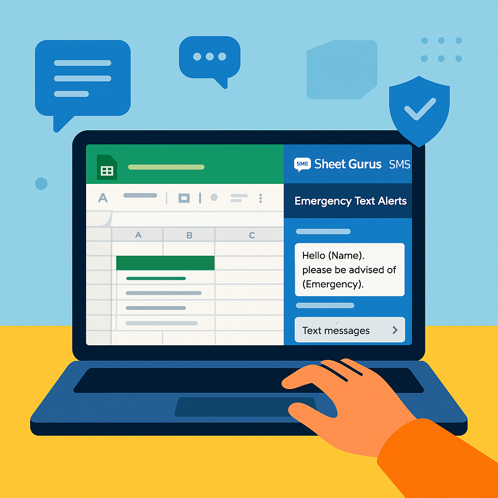 Managing Emergency Text Alerts from Google Sheets