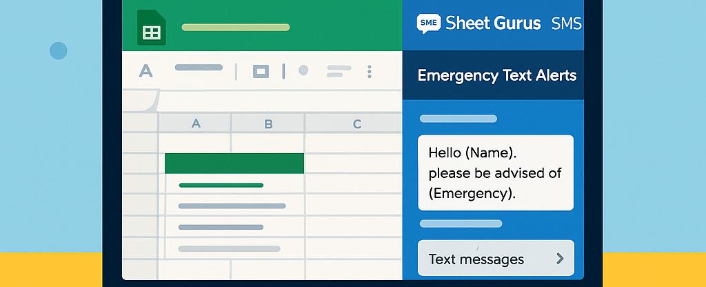 Managing Emergency Text Alerts from Google Sheets