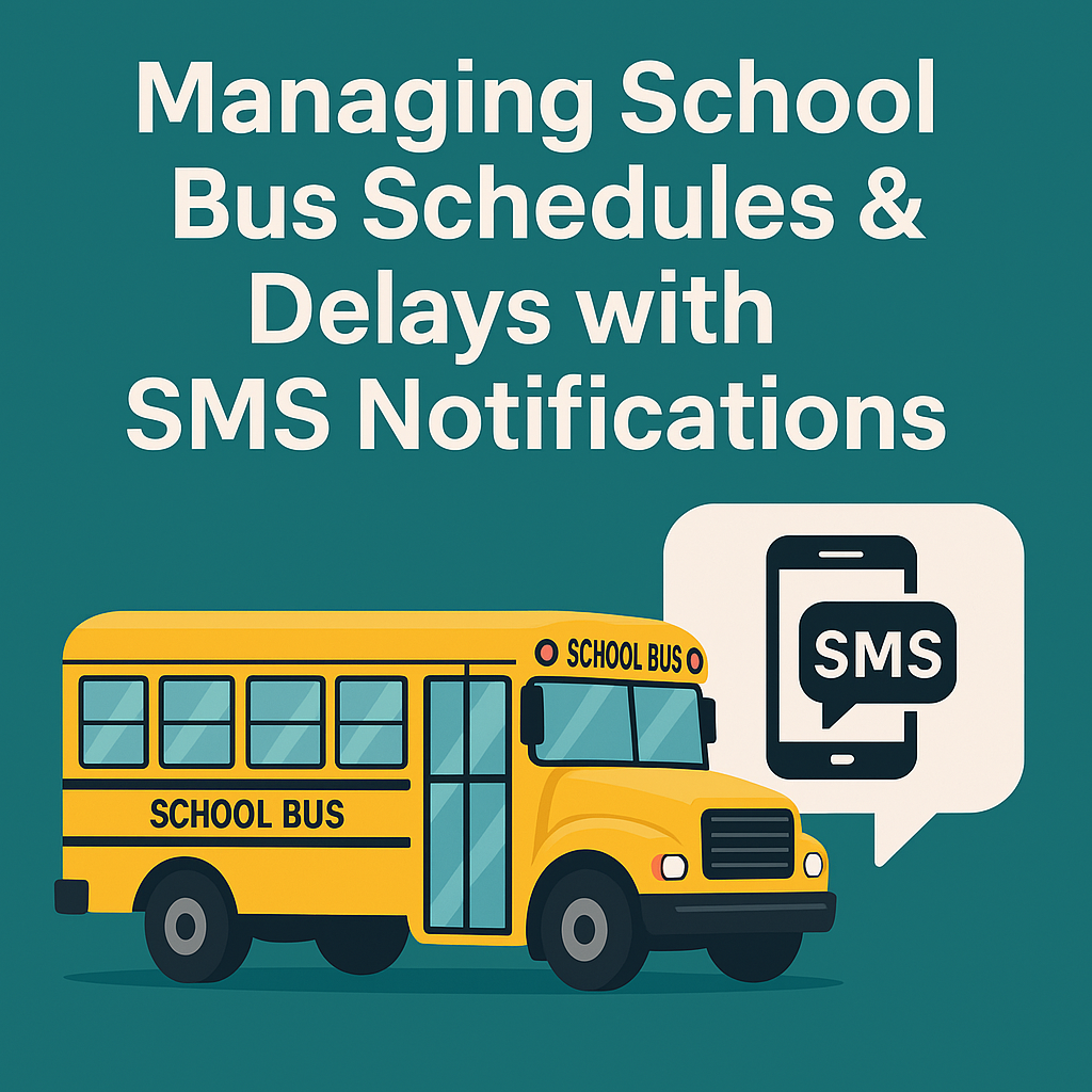 Managing School Bus Schedules & Delays with SMS Notifications