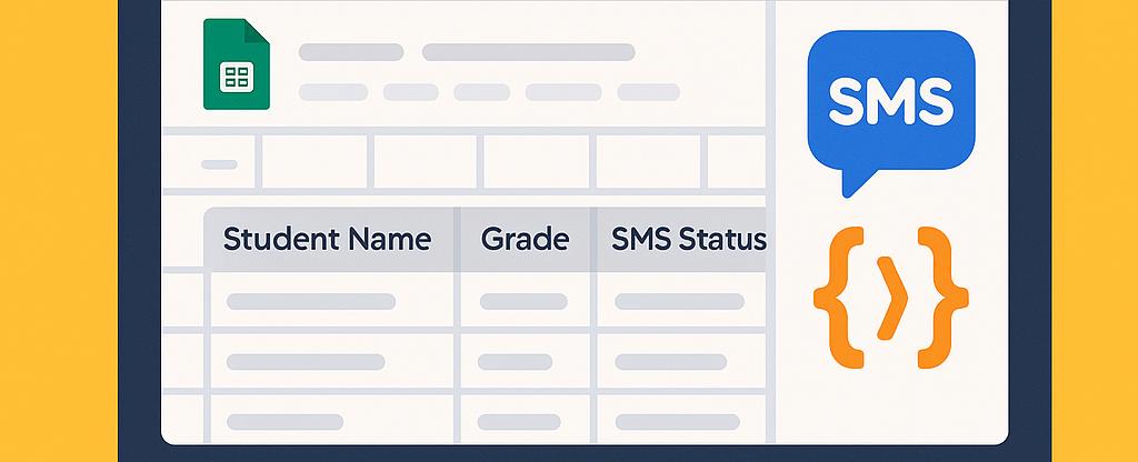 How to Use Google Sheets to Send Grade or Report Card Notifications via SMS