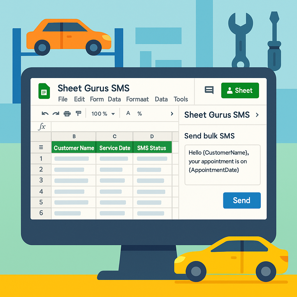 How to Run Your Dealership's Service Department With Google Sheets
