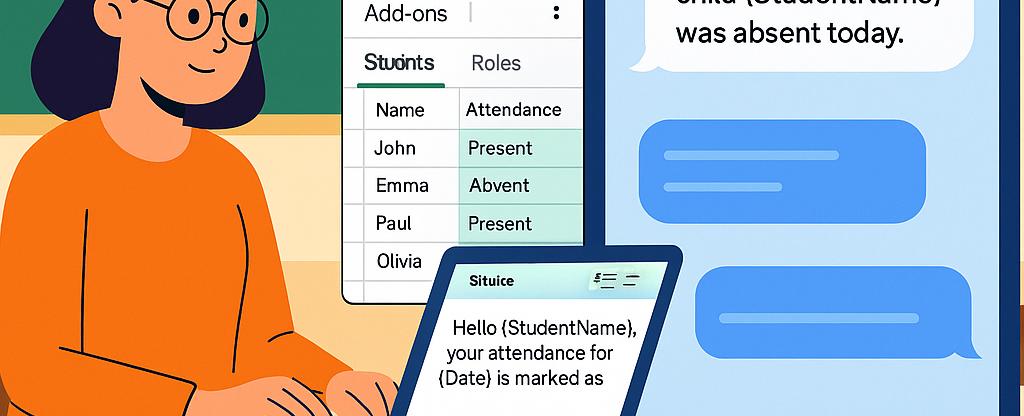 How Schools Can Automate Attendance Alerts with Google Sheets and SMS