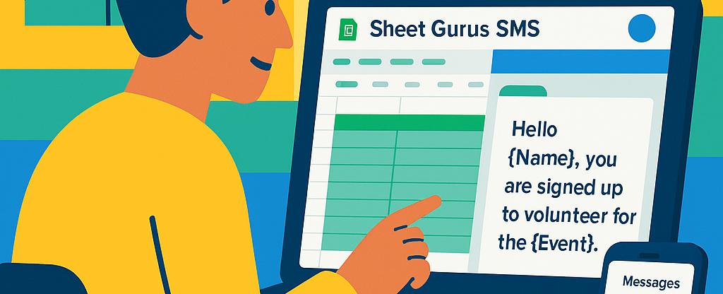 Real-Time Volunteer Updates: How Churches Can Use SMS & Google Sheets