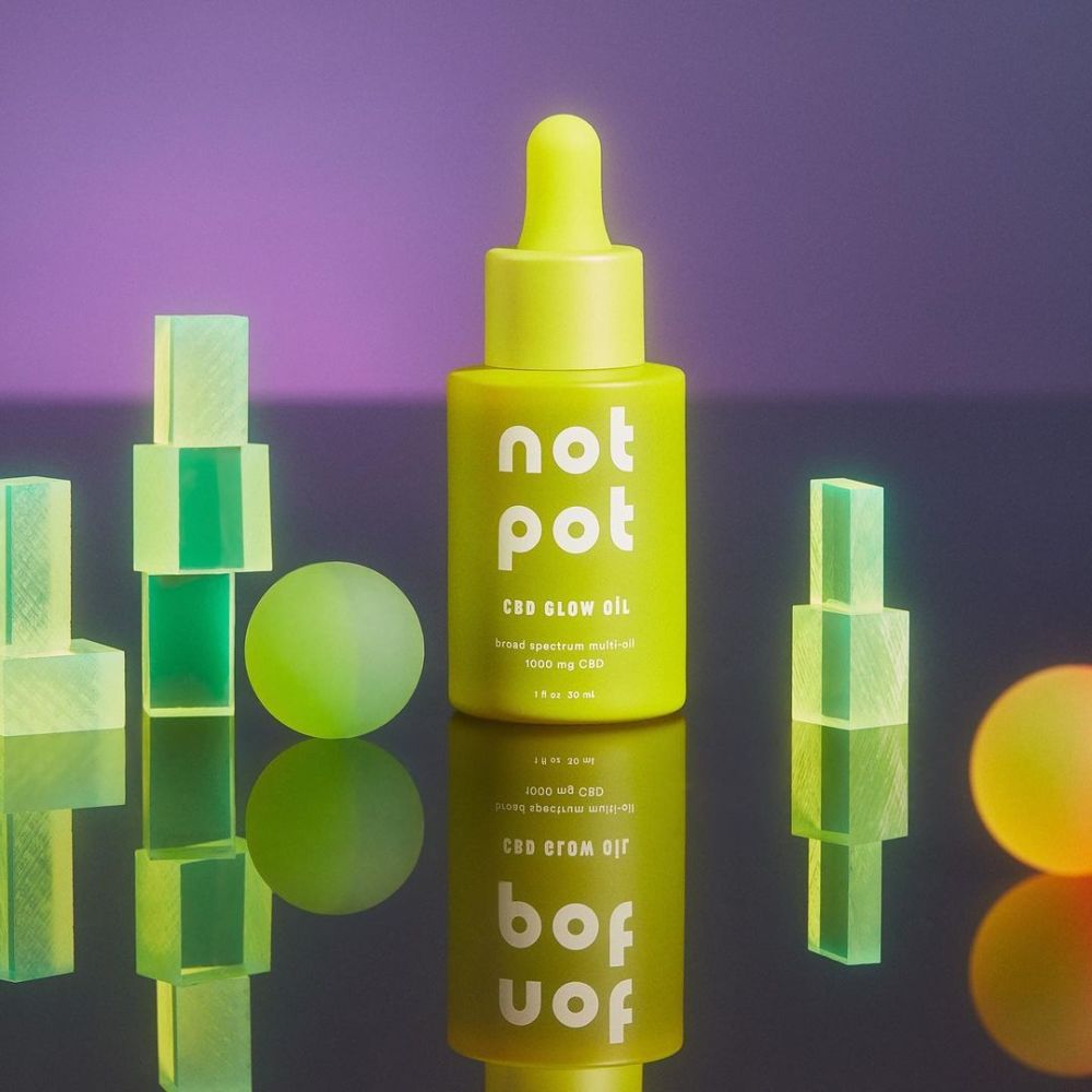 Not Pot Glow Oil Packaging