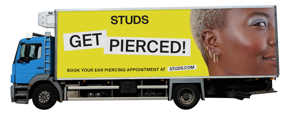 Studs Piercing Campaign OOH