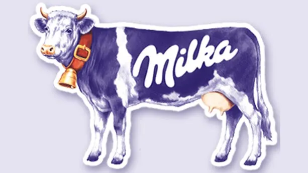 Milka branded cow from 1973.