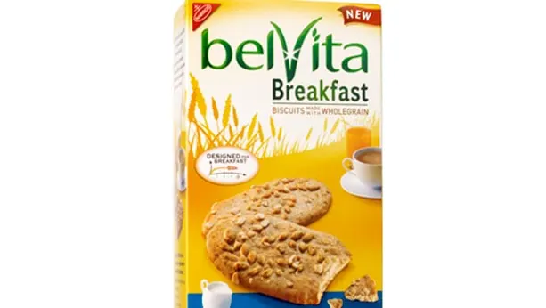 Box of belvita breakfast snack.