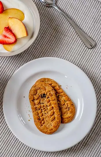 Belvita biscuit on plate