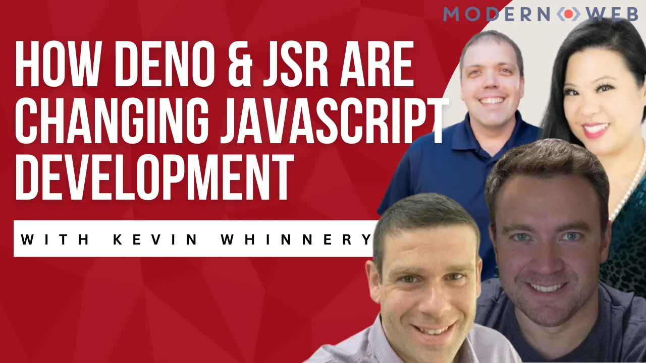 How Deno & JSR are Changing Server Side JavaScript Development with Kevin Whinnery cover image