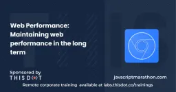 Web Performance: Maintaining web performance in the long term Cover