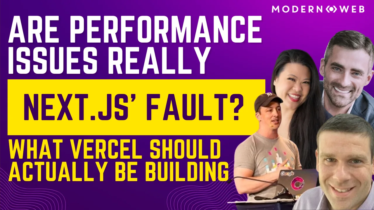 Are Performance Issues Really Next.js’s Fault? What Vercel Should Actually Be Building cover image