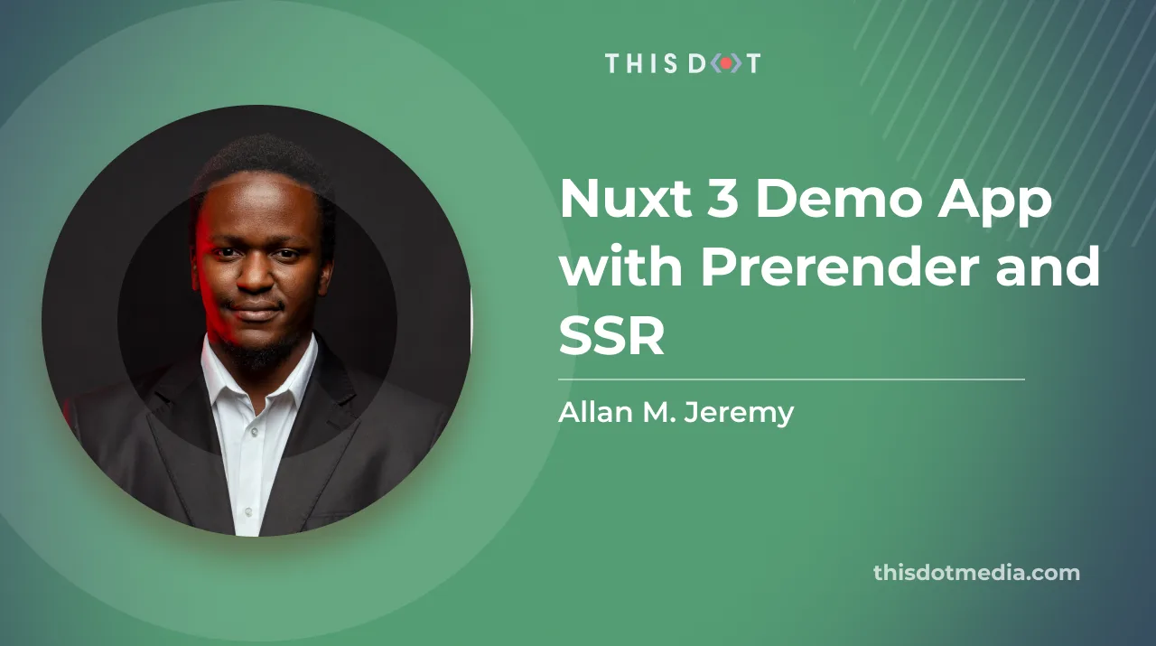 Nuxt 3 Demo App with Prerender and SSR cover image