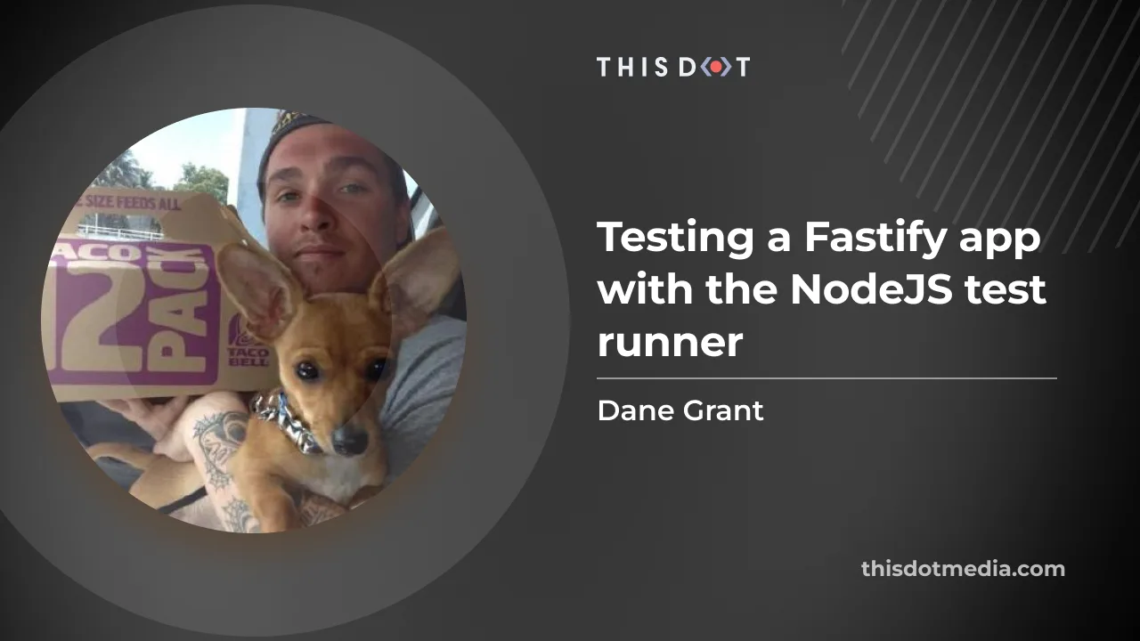 Testing a Fastify app with the NodeJS test runner