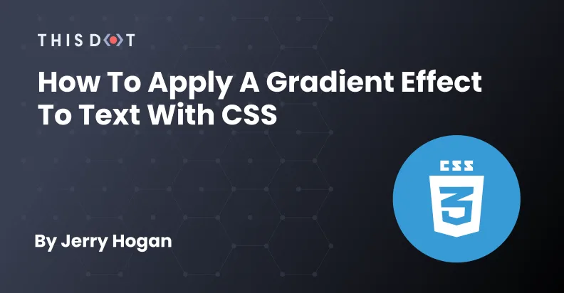 How to Apply a Gradient Effect to Text with CSS cover image