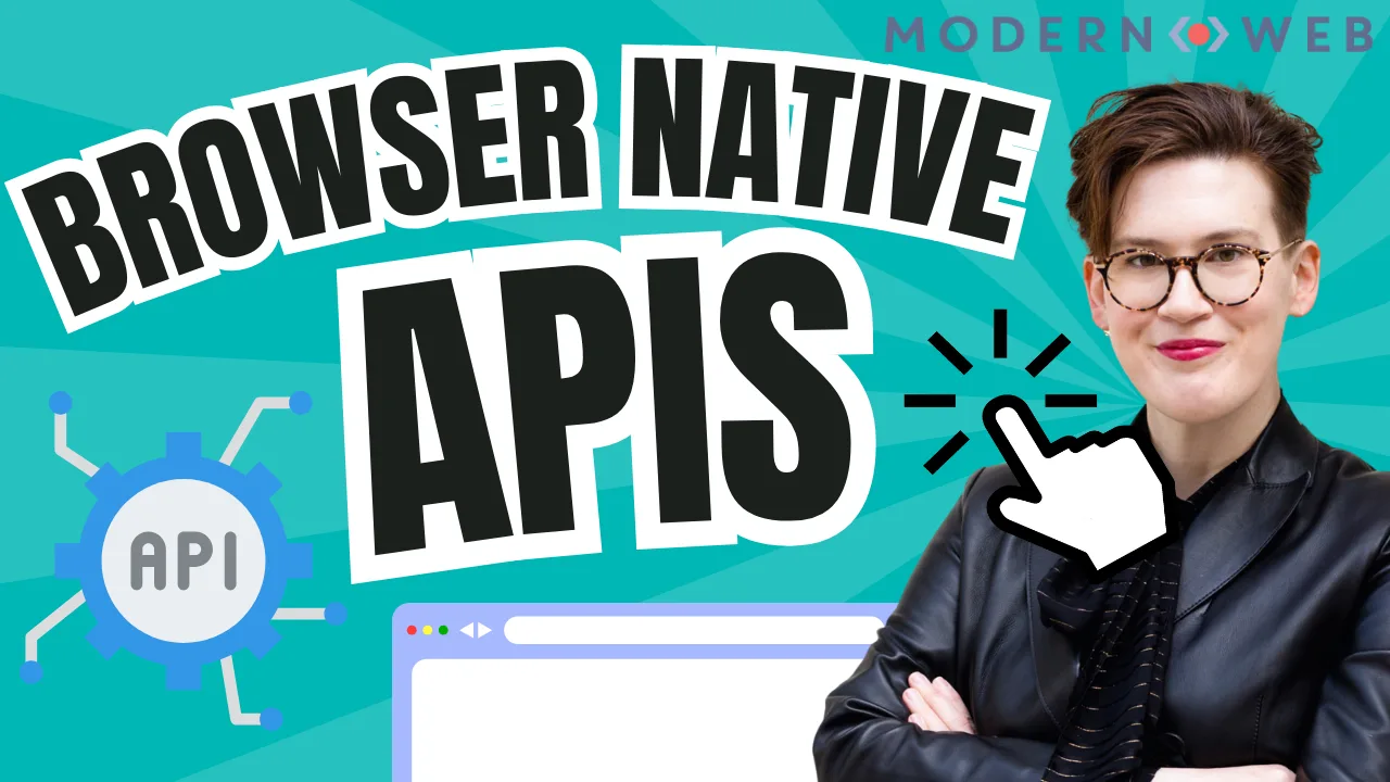 Browser Native APIs with Rachel Nabors cover image